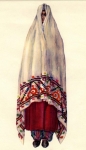 Современный костюм невесты из Куляба (Южный Таджикистан)