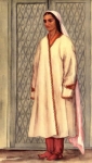 Старинный костюм молодой женщины из Рушана (Западный Памир)