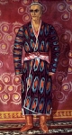 Традиционный костюм жениха из Ленинабада, бытовавший до последнего времени