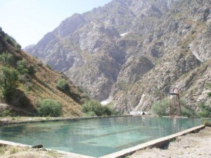 Альпинистский лагерь Варзоб. Варзобский бассейн